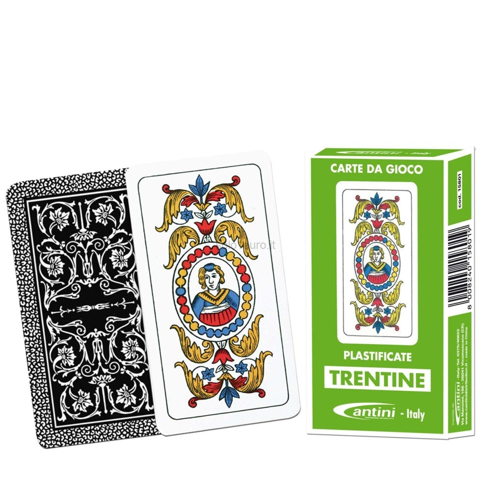 CARTE DA GIOCO TRENTINE PLASTIFICATE