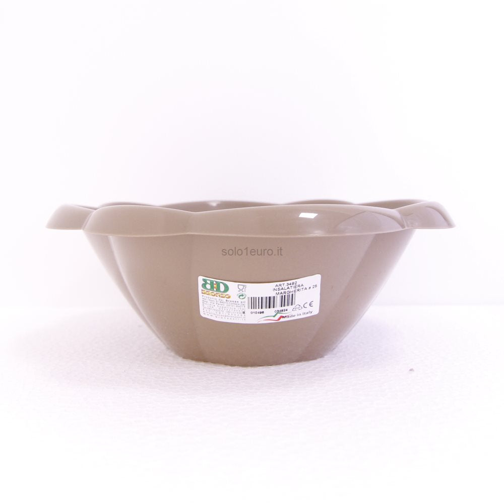 INSALATIERA MARGHERITA IN PLASTICA CM.25