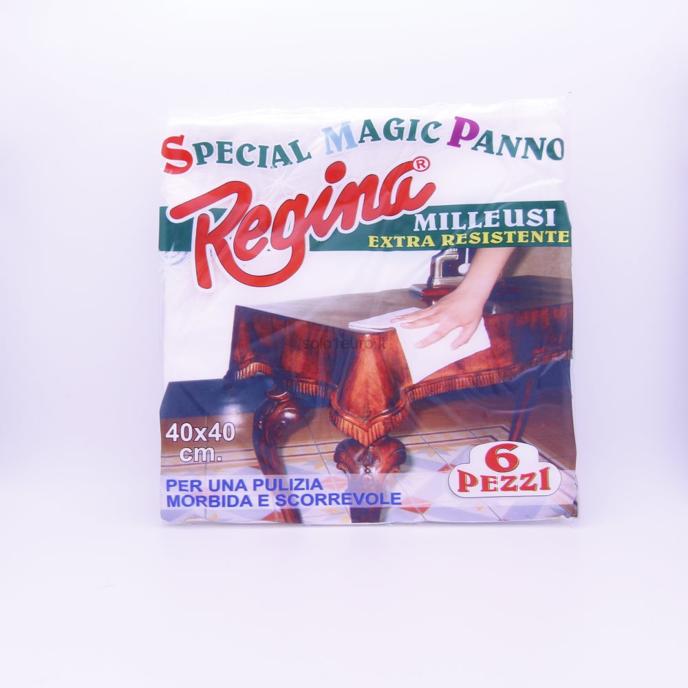 PANNO REGINA MILLEUSI 40*40CM 6PZ