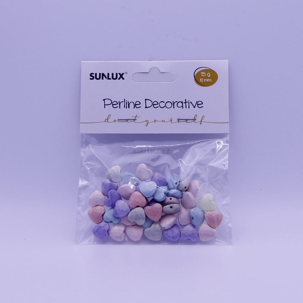 PERLINE A CUORICINO PER BRACIALETTO