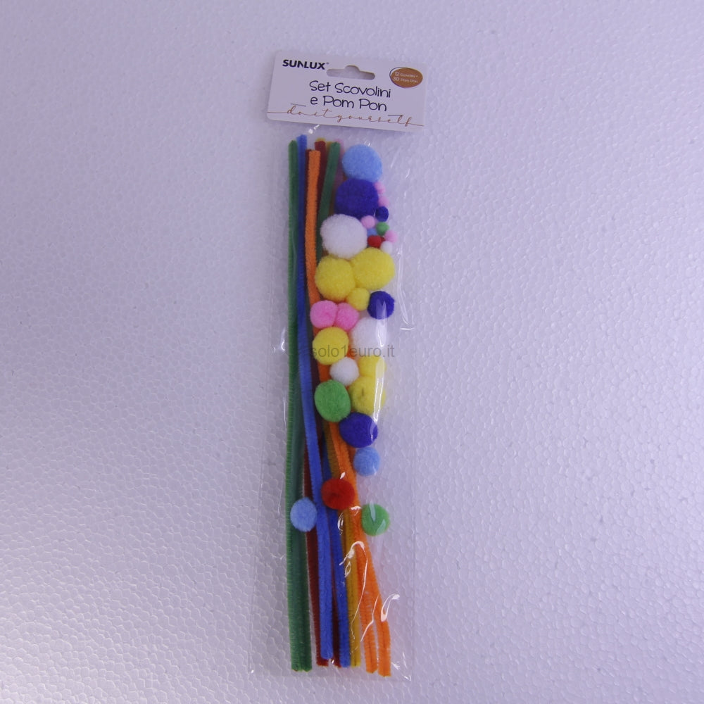 SET SCOVOLINO E POMPON