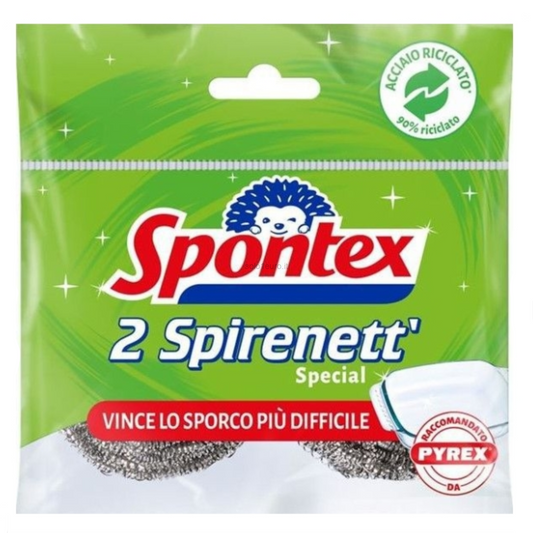 SPONTEX SPIRENETT RETINE ACCIAIO 2PZ