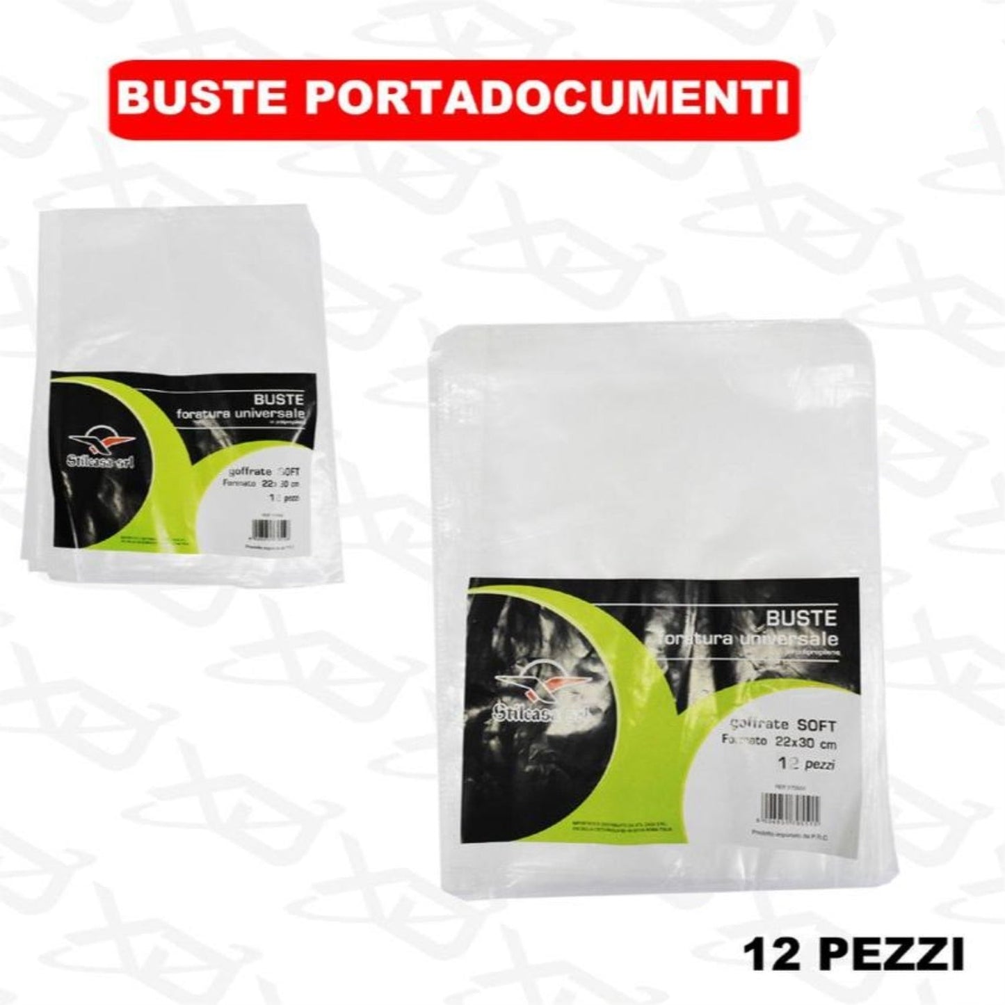 BUSTE CON FORI A4 12PZ