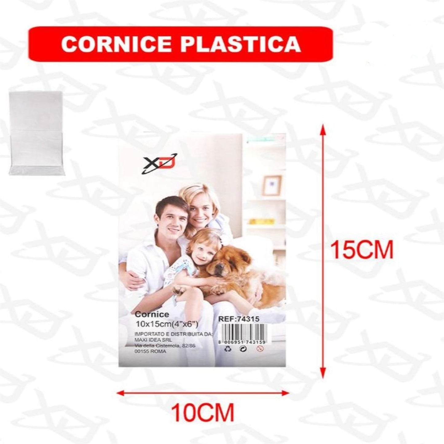 CORNICE PLASTICA 10*15CM