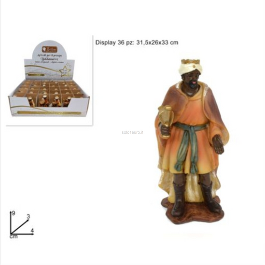 PRESEPE STATUA BALDASSARRE PER 9CM