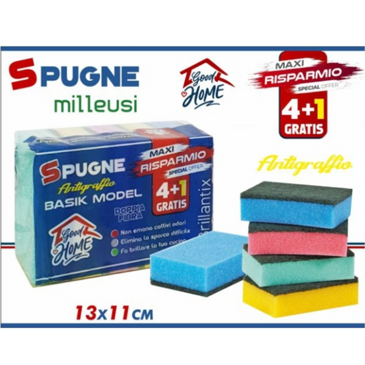 SPUGNE MULTIUSO 5PZ