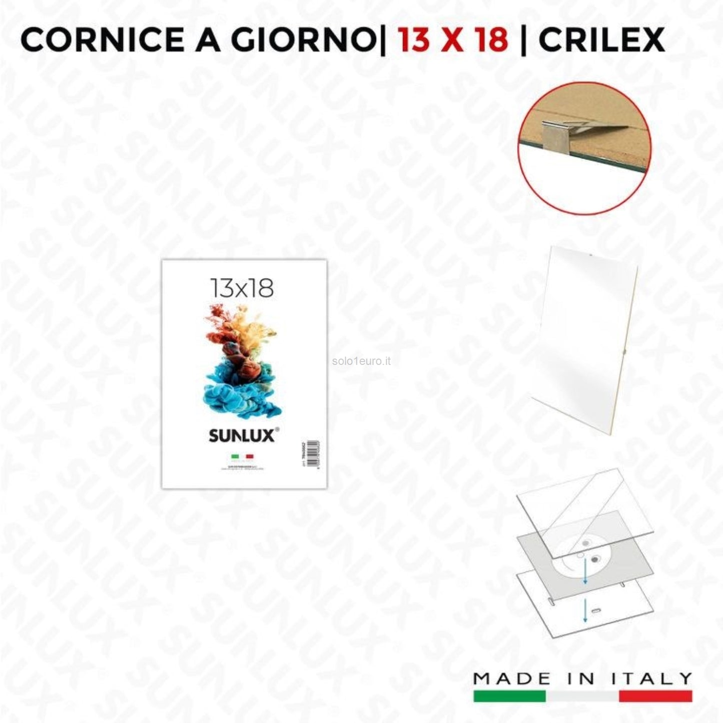 CORNICE A GIORNO CRILEX 13*18CM