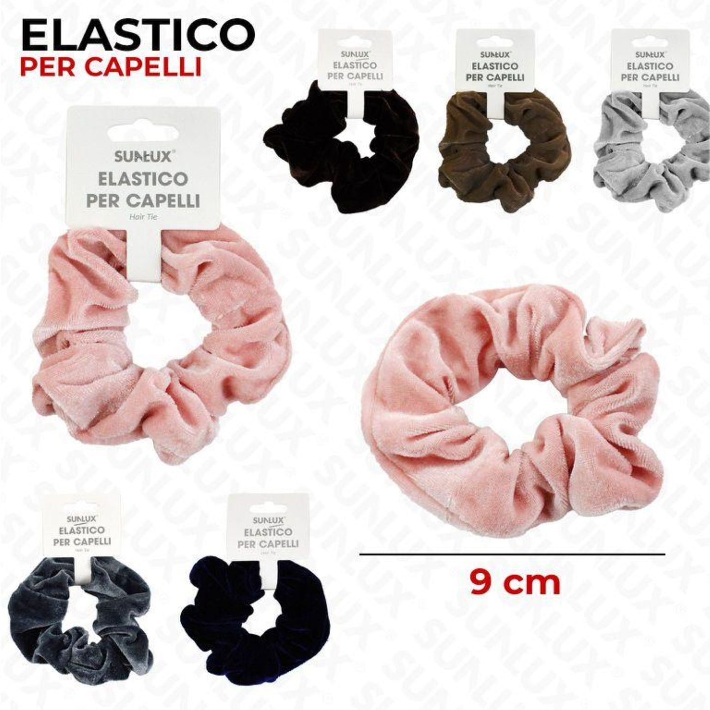 ELASTICO PER CAPELLI RIVESTITO IN VELLUTO