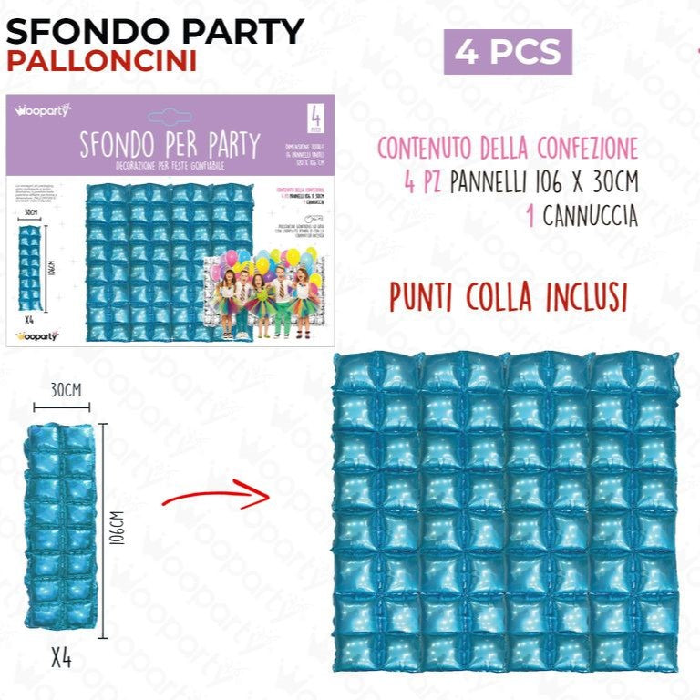 SFONDO PER PARTY CELESTE