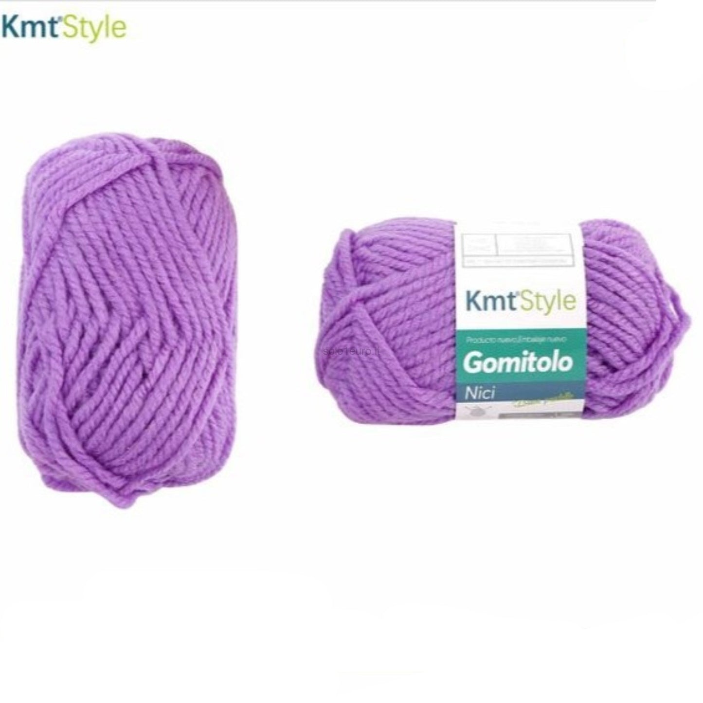 GOMITOLO DI LANA 100% ACRILICO 40G 50MT VIOLETA