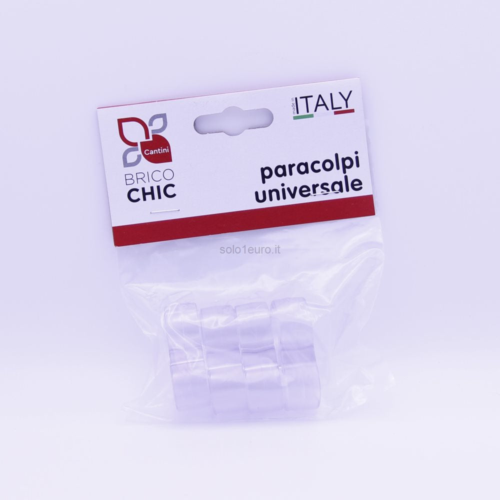 PARACOLPI UNIVERSALI IN GOMMA TRASPARENTE 4PZ